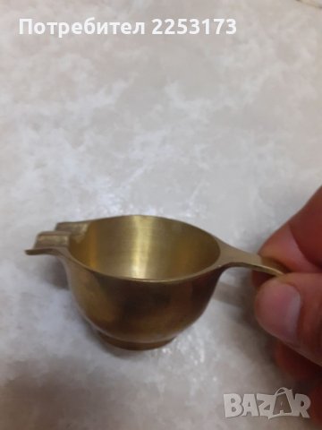 Датска бронзова купичка-пепелник, снимка 3 - Декорация за дома - 37849400