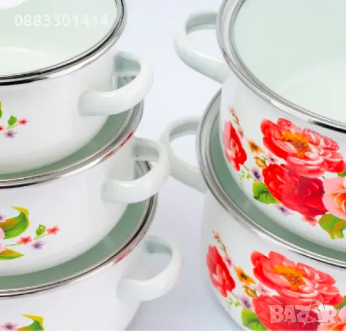 Комплект 5 броя тенджери Различни размери , снимка 3 - Други - 47338710