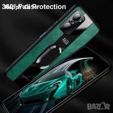 Xiaomi Poco X4 Pro / X3 Pro / M3 Pro 5G / X3 GT / PORSCHE Кожен кейс калъф гръб с пръстен, снимка 6 - Калъфи, кейсове - 34660994