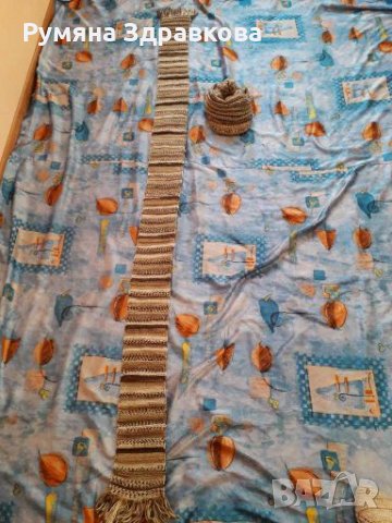 Шалове, шапки, ръчно плетиво, снимка 8 - Шалове - 27671718