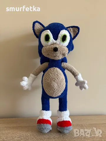 Плетена играчка Соник 