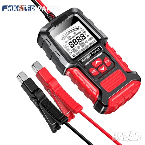 FOXSUR 12V/24V Професионален Цифров тестер за автомобилни акумулатори, снимка 2 - Аксесоари и консумативи - 51609925