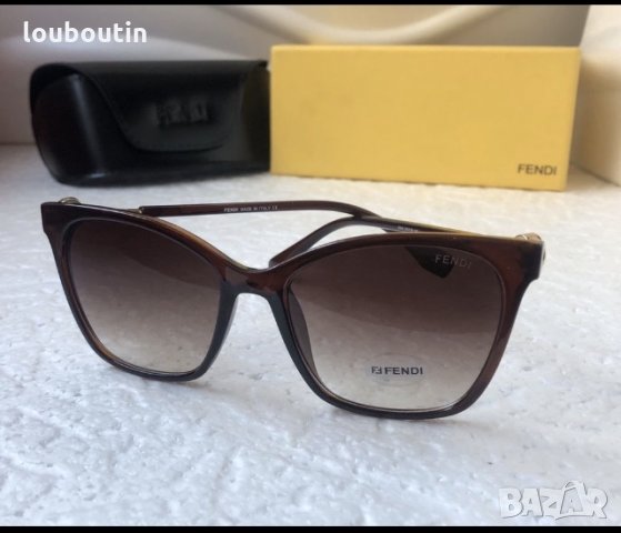 Fendi 2020 дамски слънчеви очила с лого, снимка 3 - Слънчеви и диоптрични очила - 28386559