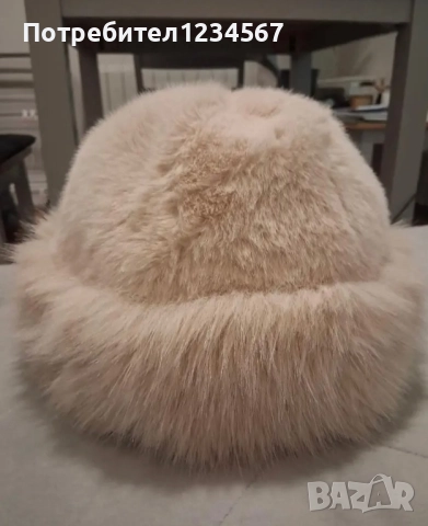 Нови зимни шапки с косъм, налични цветове, снимка 2 - Шапки - 52988463