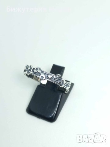 Сребърен пръстен Ноти, снимка 1