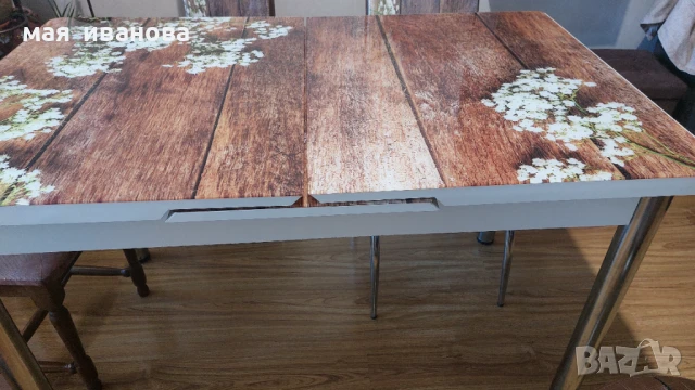 Кухненска маса 130/80, снимка 7 - Маси - 50590745