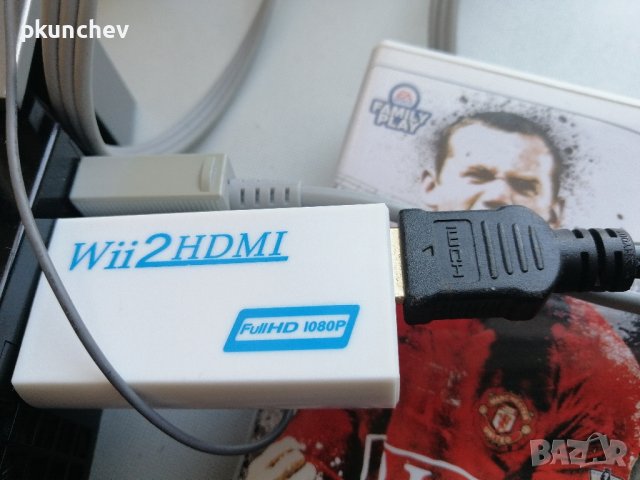 Wii to HDMI преходник + HDMI кабел за Nintendo Wii, снимка 2 - Nintendo конзоли - 43006962