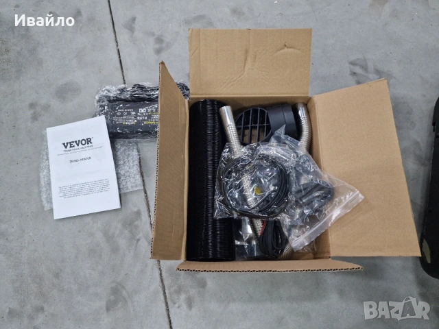 Нафтова печка за гараж или кола VEVOR 8kw - 12v 24v 220v, снимка 4 - Аксесоари и консумативи - 53197444