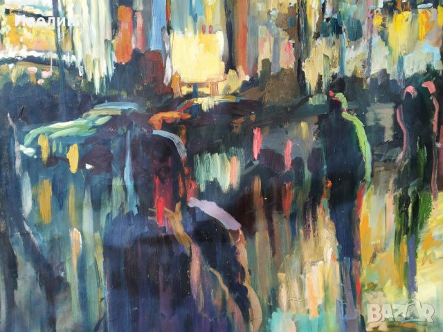 картина-градски пейзаж, снимка 2 - Картини - 26815297