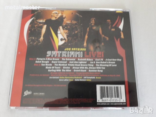 Joe Satriani - Live (2006), снимка 5 - CD дискове - 44084960