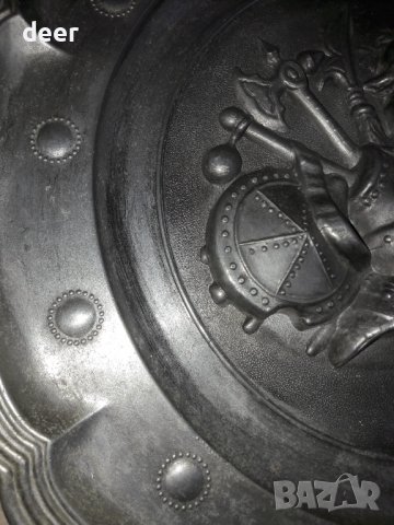 Цинкова чиния за стена, снимка 4 - Картини - 36926175