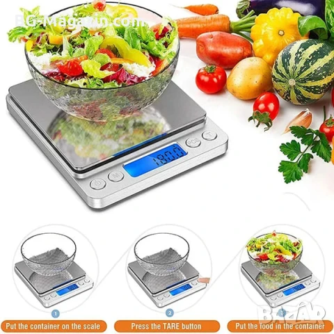 Професионална бижутерска електронна везна 0.01 дигитална кантар кухненска кафе злато бижута храна, снимка 5 - Везни - 50929893