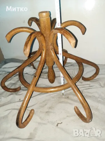 Горна и долна част за ретро Виенска вертикална дървена закачалка, снимка 14 - Антикварни и старинни предмети - 48719614