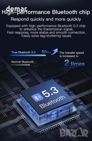 Bluetooth 5.4 адаптер за самолет за слушалки и слушалки-тапи, aptX LL, Dual-Link, с 3.5 мм жак, снимка 9 - Други - 52735451