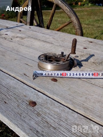 Стара риболовна макара #2, снимка 3 - Антикварни и старинни предмети - 26843598