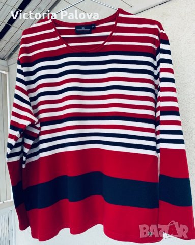 Красива блуза голям размер NAVIGAZIONE, снимка 4 - Блузи с дълъг ръкав и пуловери - 35604775