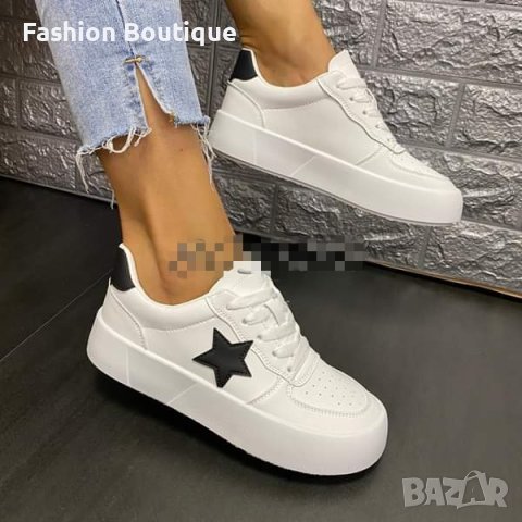 Дамски спортни обувки, от мека Еко кожа, леко и удобни , снимка 2 - Маратонки - 44034079