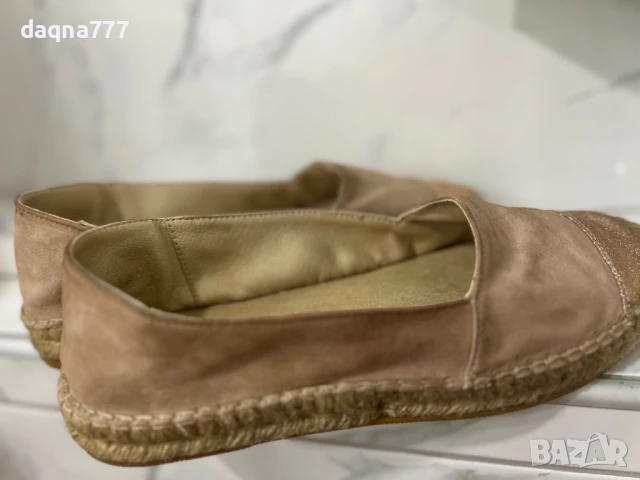 Немски еспадрили естествена кожа, снимка 2 - Дамски ежедневни обувки - 50592201