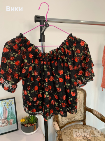 Дамска блуза в размер S/М, снимка 6 - Корсети, бюстиета, топове - 44922565