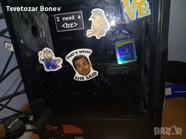 Геймърски Компютър RTX 3080, i7-12700F, 32GB DDR5 RAM, MSI MAG B660M, снимка 2 - Геймърски - 52585560