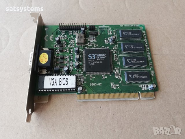 Видео карта S3 Virge Gainward GW503C 2MB PCI, снимка 5 - Видеокарти - 35378416