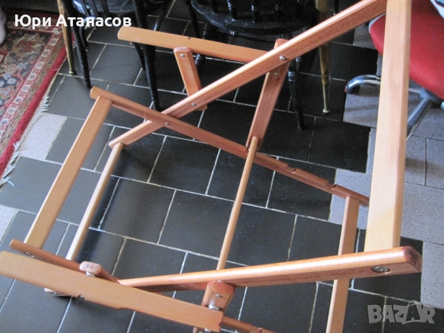 Рамка за шезлонг,дървен сгъваем