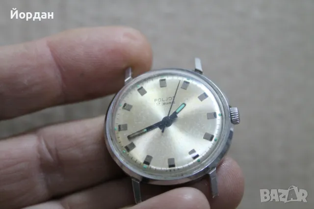 СССР мъжки часовник ''Полет'' 17 камъка /стоманен корпус/, снимка 2 - Мъжки - 49212363