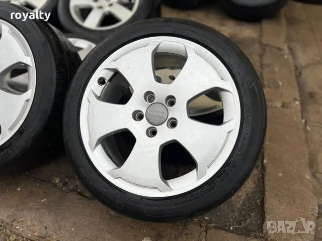 5х112 17 Джанти Ауди А3 Фолксваген Голф Кади Шаран Шкода Октавия Сеат Леон Алхамбра 5x112 , снимка 3 - Аксесоари и консумативи - 49766651