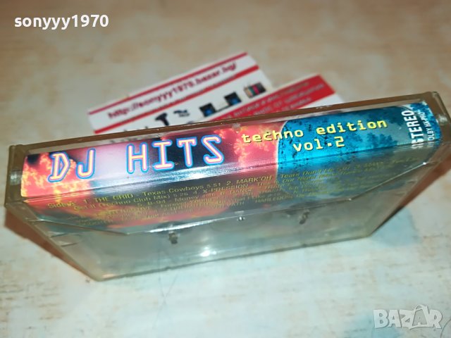 DJ HITS VOL.2 КАСЕТА 2308222032, снимка 8 - Аудио касети - 37781779