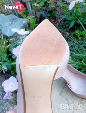 Обувки на ток Mango No.40👠🌺, снимка 5 - Дамски обувки на ток - 50540874
