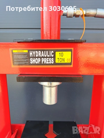Хидравлична преса 10 тона, снимка 2 - Индустриална техника - 53580466