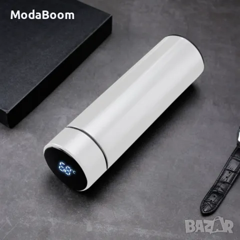 Термос с интелигентна система за измерване на топлината, снимка 3 - Термоси - 48504542