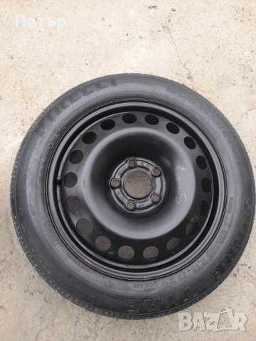 Резервна гума патерица за Опел 5х110х65-16, снимка 1 - Гуми и джанти - 36903168