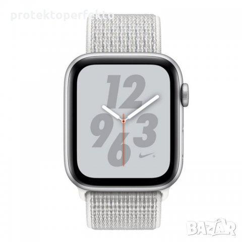 Текстилна каишка band за Apple Watch 7, 6, 5, 4, 3 - велкро бял  цвят, снимка 4 - Смарт часовници - 32356983