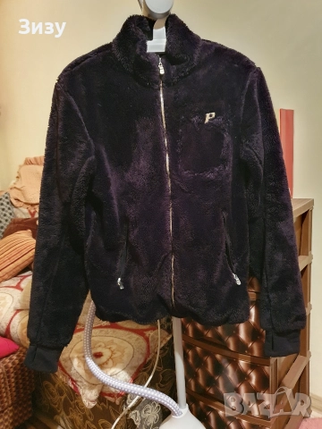 Черно спортно пухено яке М размер 