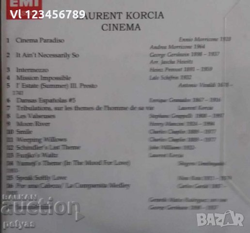 СД - Laurent Korcia, album Cinéma - CD, снимка 2 - CD дискове - 27705871