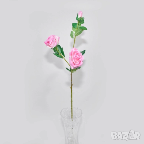 Изкуствени стръкове с рози – 6 цвята, снимка 6 - Други стоки за дома - 52137667
