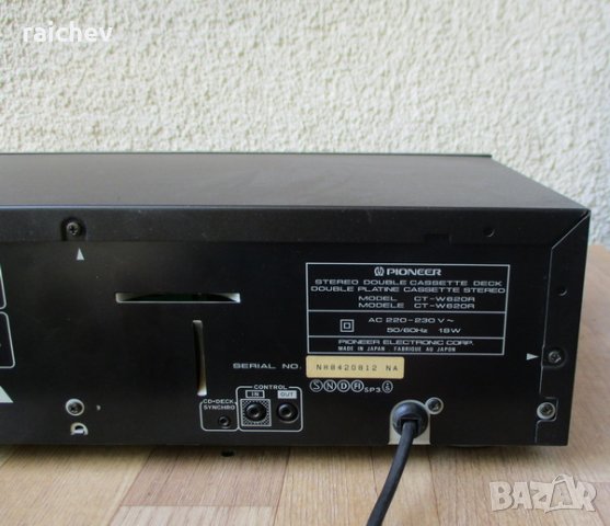 ★ █▬█ █ ▀█▀ ★ PIONEER CT-W620R – Двойнокасетен дек от висок клас., снимка 14 - Декове - 33555705