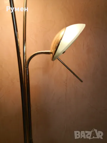 Месинг подова лампа, снимка 5 - Лампиони - 50410119