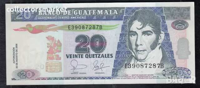 20 кетцала 2006, Гватемала