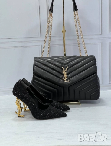 обувки на ток ysl saint laurent, снимка 5 - Дамски обувки на ток - 51454661