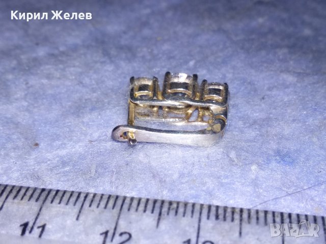 ПРЕКРАСНА СКЪПОЦЕННА СРЕБЪРНА АНГЛИЙСКА ОБЕЦА СРЕБРО 925 с БЛЕСТЯЩИ ФАСЕТИРАНИ ЦИРКОНИ 26514, снимка 14 - Обеци - 40532614