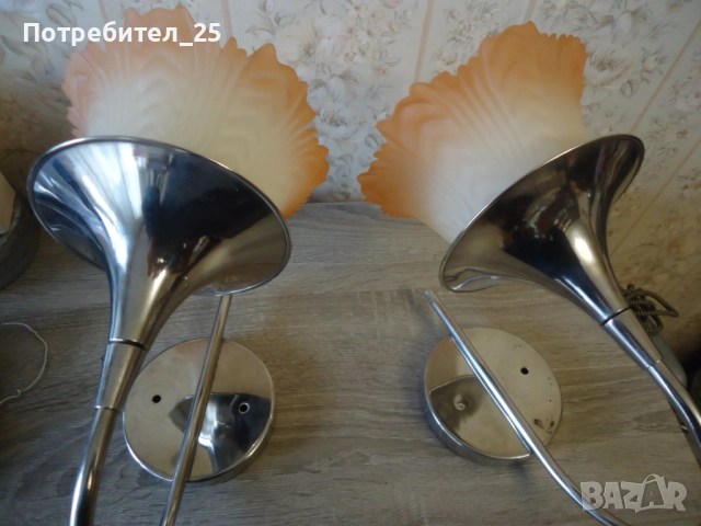 Ретро стенни лампи, снимка 7 - Лампи за стена - 52980835