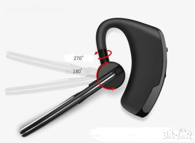 Bluetooth слушалка с гъвкав микрофон - EP92, снимка 2 - Слушалки, hands-free - 52691699