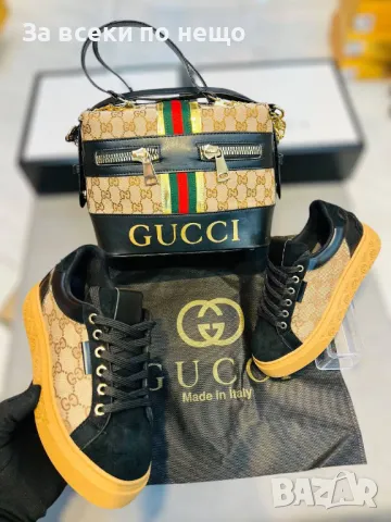 Дамски маратонки Gucci - Налични различни цветове Код D1550, снимка 3 - Маратонки - 48362313