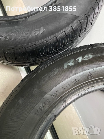 195/65/15 2бр. Всесезонни гуми Pirelli DOT 1521, снимка 4 - Гуми и джанти - 52437225