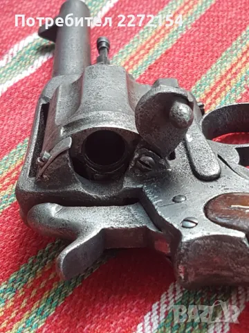 Армейски револвер пистолет Гасер с предпазител, снимка 3 - Антикварни и старинни предмети - 49773276