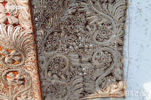 Богато украсен ръкав от носия сребърна сърма, снимка 9 - Антикварни и старинни предмети - 40834434
