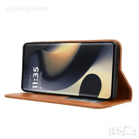 Motorola Edge (2024) 5G Magnetic Кожен Калъф и Протектор, снимка 6 - Калъфи, кейсове - 49920283