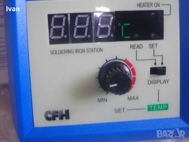 НОВА Немска Електрическа ПОЯЛНА СТАНЦИЯ за запояване 420 градуса Пълен комплект CFH DL48, снимка 11 - Поялници и запояване - 47275395